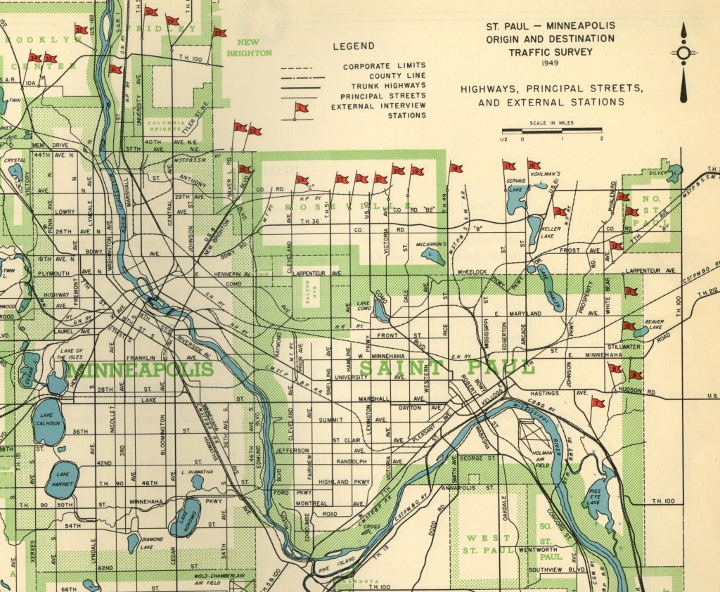 St. Paul – Minneapolis Traffic Survey, 1950